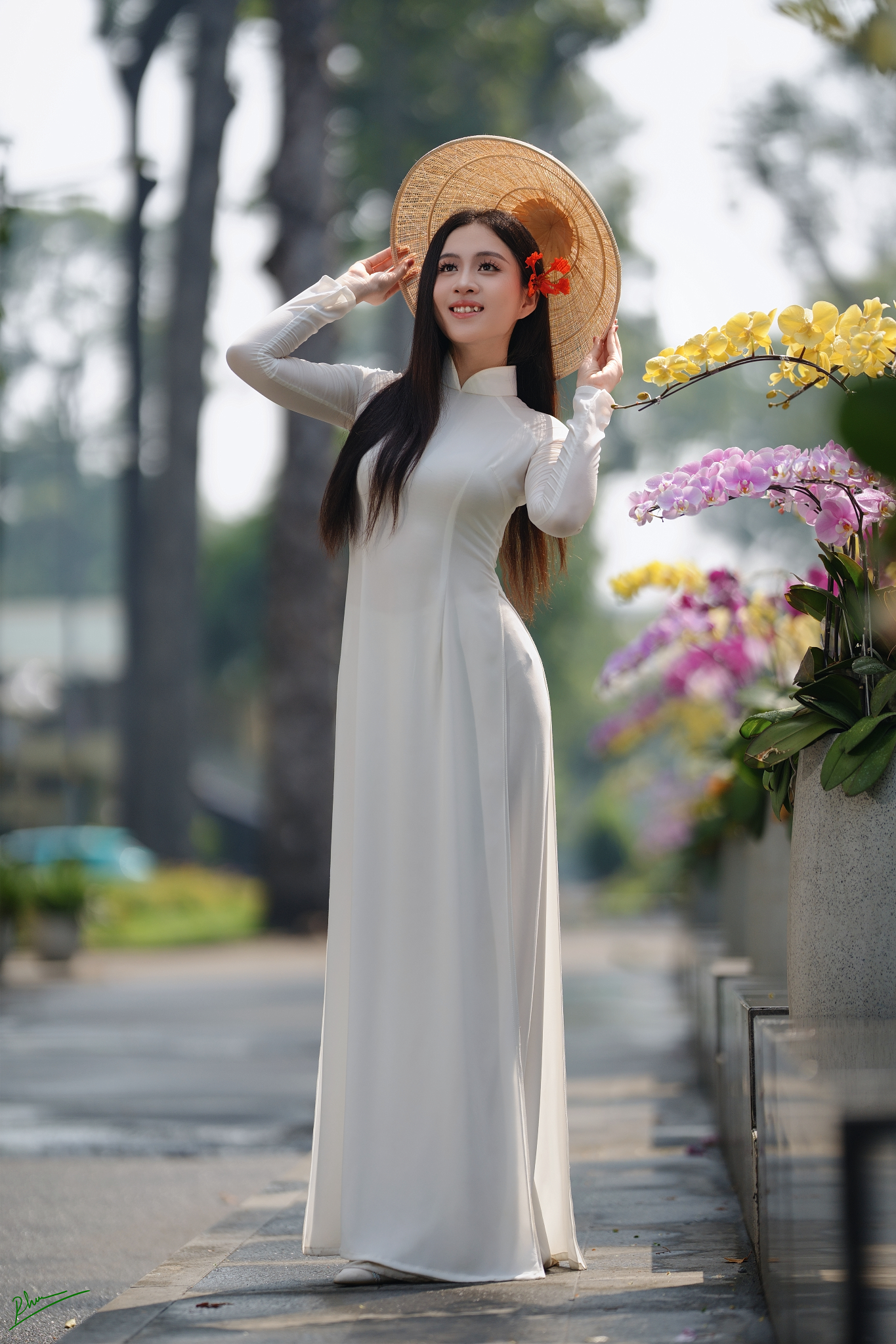 Concept áo dài học sinh tại CV Tao Đàn