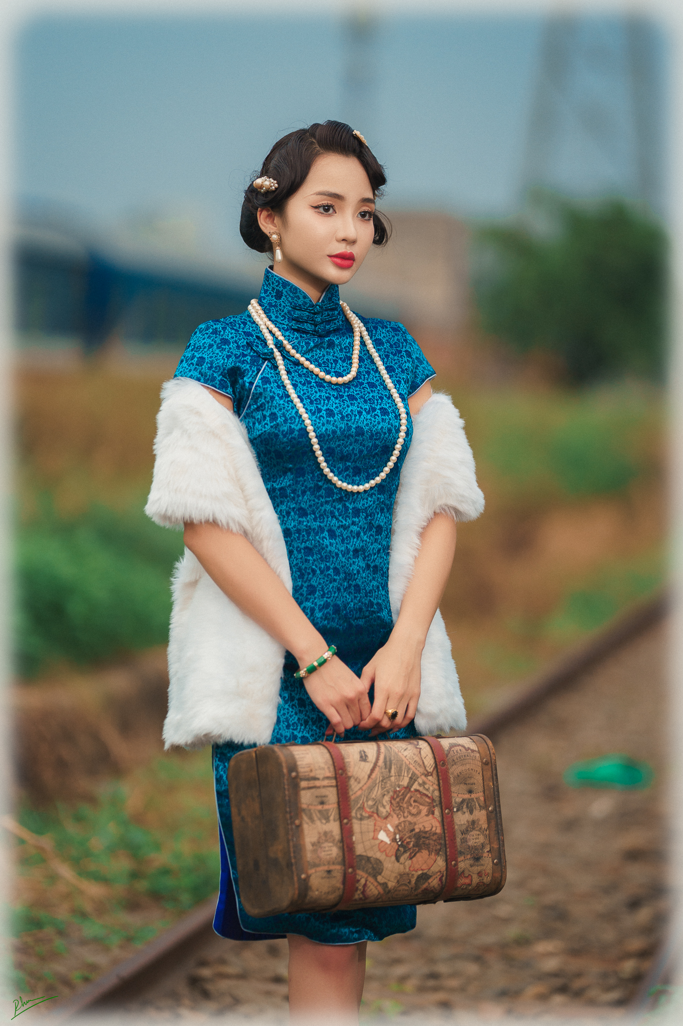 Concept trang phục áo dài cách tân Thượng Hải