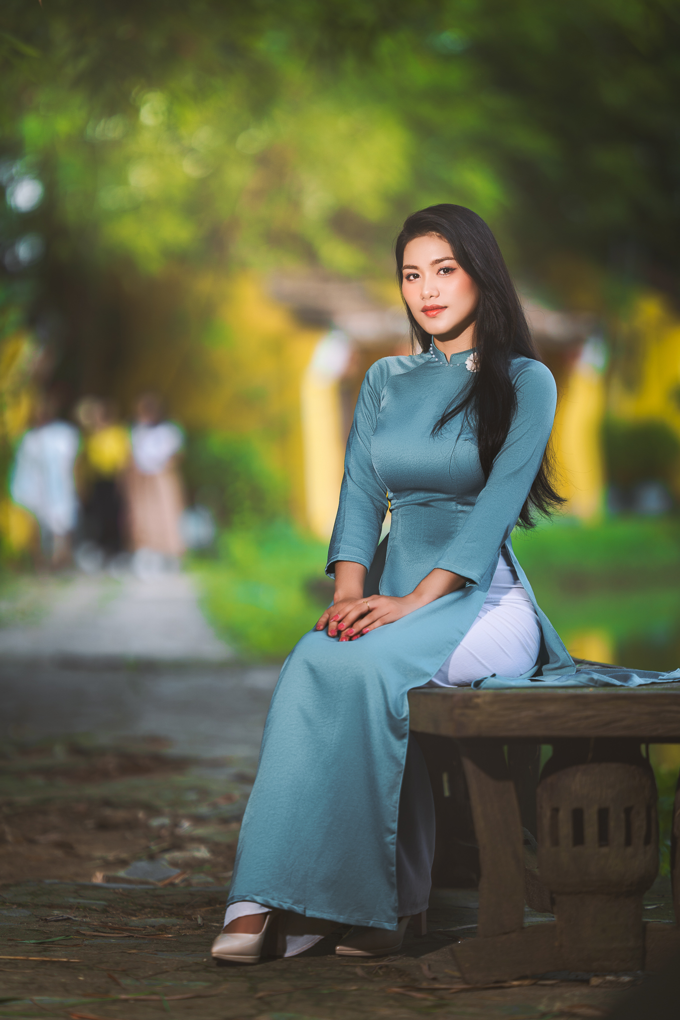 Concept ngoại cảnh tại Bảo Tàng Áo Dài